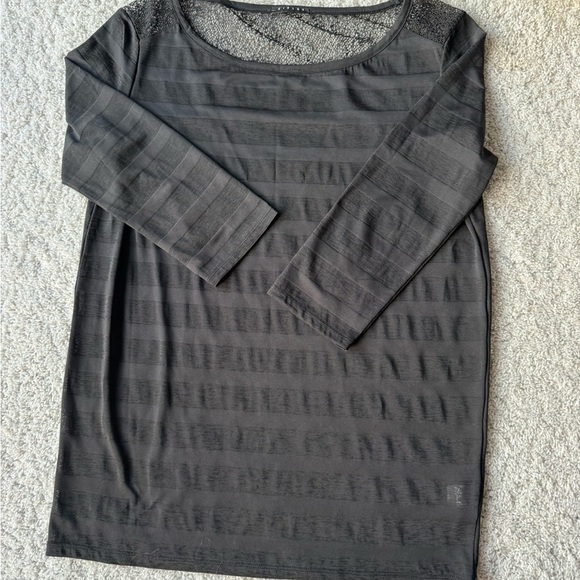 Sisley Black Long Sleeve Lace Top - Picture 7 of 10